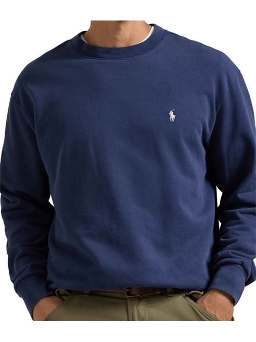 Felpa da uomo girocollo, colore navy POLO RALPH LAUREN | 710916689017